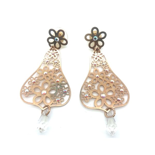 Mariana Earrings Finely Detailed Clear & AB Austrian Crystals Sweet Summer Coll.