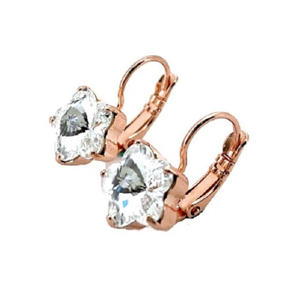Mariana Earrings Beautiful Star Shape Clear Austrian Crystals My Treasures Coll.