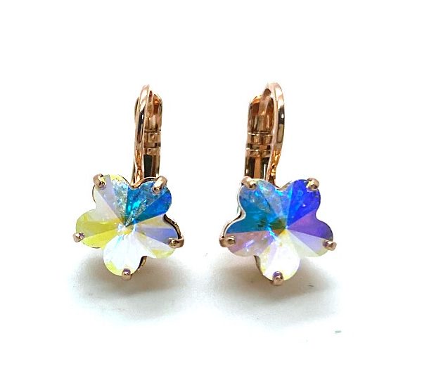 Mariana Earrings Shimmering Aurora Boreale Austrian Crystals My Treasures Coll.