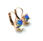Mariana Earrings Shimmering Aurora Boreale Austrian Crystals My Treasures Coll. - Image 3