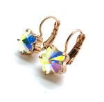 Mariana Earrings Shimmering Aurora Boreale Austrian Crystals My Treasures Coll. - Image 2