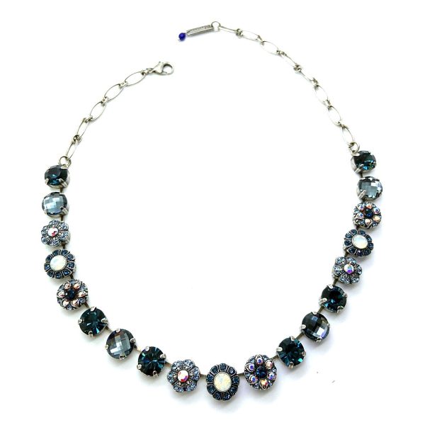 Necklace By Mariana Woman Lovely Montana Blue and Opal Swarovski Crystals