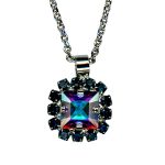 Mariana Necklace Pendant Alluring Montana Blue Austrian Crystals Mood Indigo Songbook Coll.