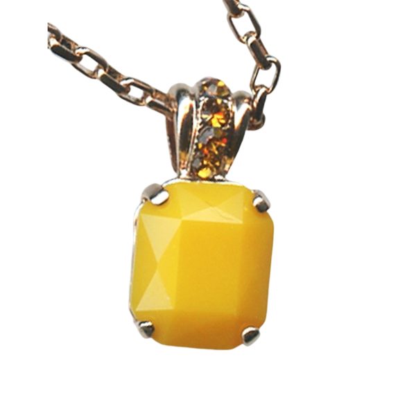Mariana Necklace Pendant Sassy Yellow Opal & Topaz Austrian Crystals My Treasures Coll.