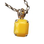 Mariana Necklace Pendant Sassy Yellow Opal & Topaz Austrian Crystals My Treasures Coll. - Image 2