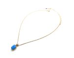 Mariana Necklace Pendant Shimmering Vitrail Light & Blue Opal Austrian Crystals My Treasures Coll. - Image 3
