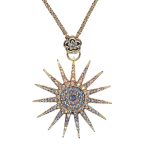 Mariana Necklace Pendant Glitzy Aurora Boreale Austrian Crystals My Treasures Coll. - Image 3