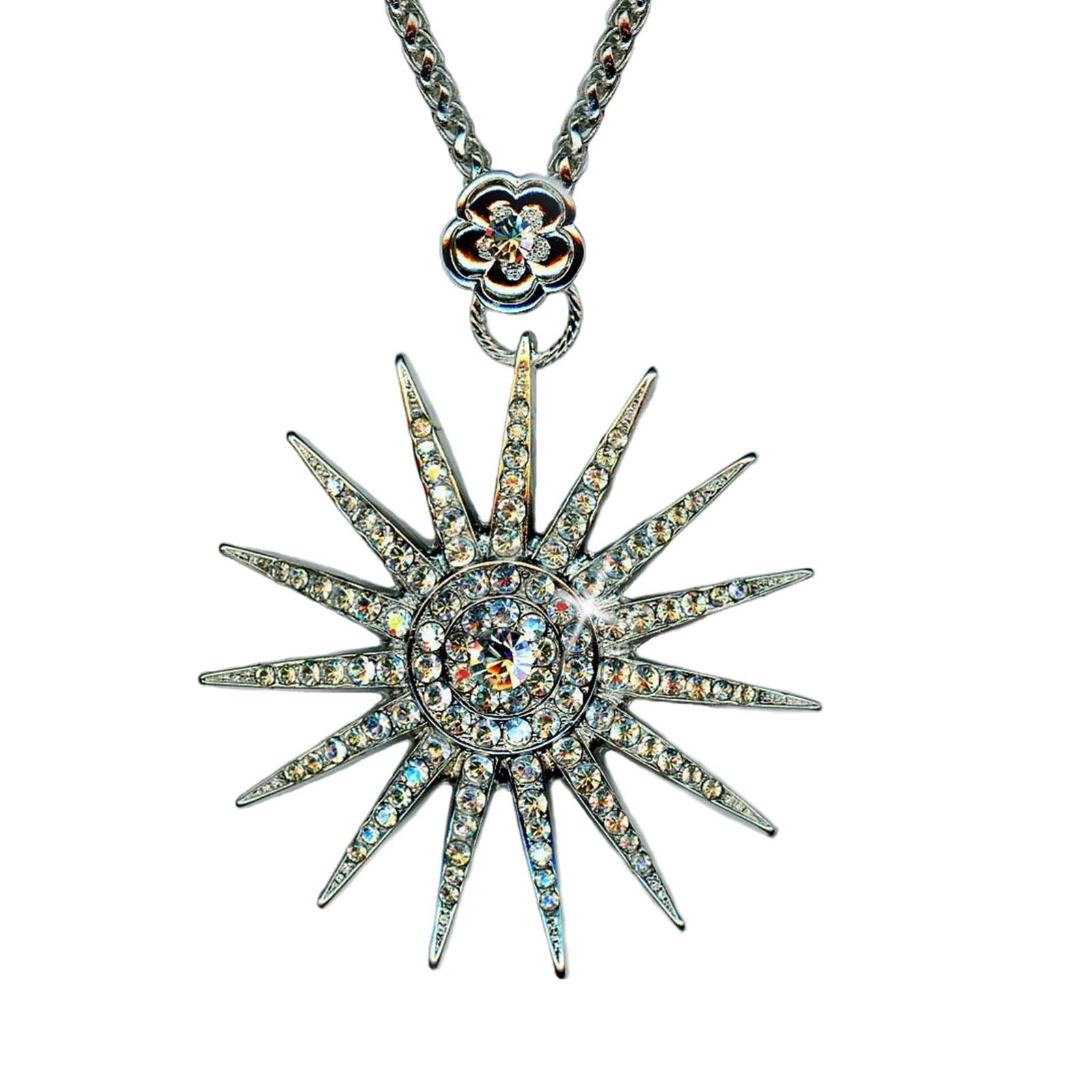 N-5030-001MOL-RO(1) Mariana Necklace Pendant Fashionable Moonlight Austrian Crystals My Treasures Coll. - Image 1
