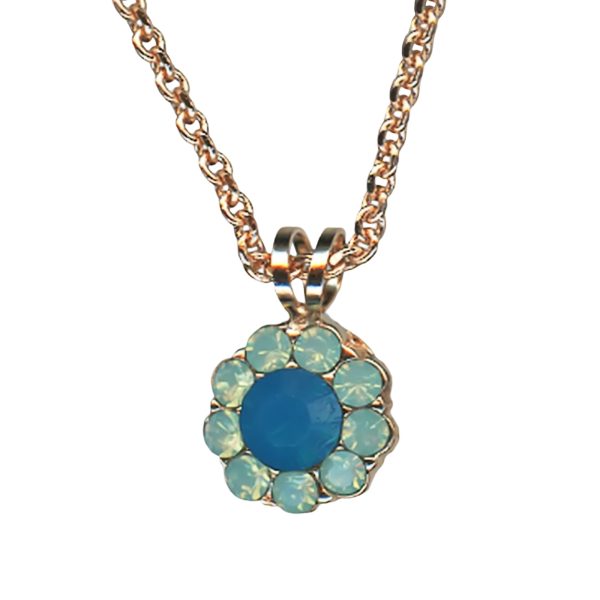 Mariana Necklace Pendant Preppy Pacific Opal & Caribbean Blue Opal Austrian Crystals Serenity Joy Of Life Coll.