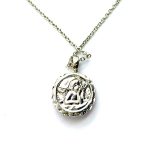 Mariana Necklace Pendant My Treasures Coll. Guardian Angel Lt Siam & Sapphire Austrian Crystals - Image 2