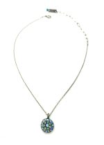 Mariana Necklace Pendant Charming Aquamarine, Pacific Opal, & AB Austrian Crystals My Treasures Coll. - Image 2