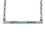 Mariana Necklace Pendant Fabulous Caribbean Blue Opal, Chrysolite Opal, Blue Zircon & Turquoise Austrian Crystals Caribbean Life Coll.
