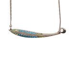 Mariana Necklace Pendant Gorgeous Caribbean Blue Opal, Peridot & Olivine Austrian Crystals Caprioska Cocktail Hour Coll.