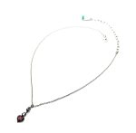 Necklace Pendant By Mariana Woman Charming Emerald and Topaz Swarovski Crystals - Image 2