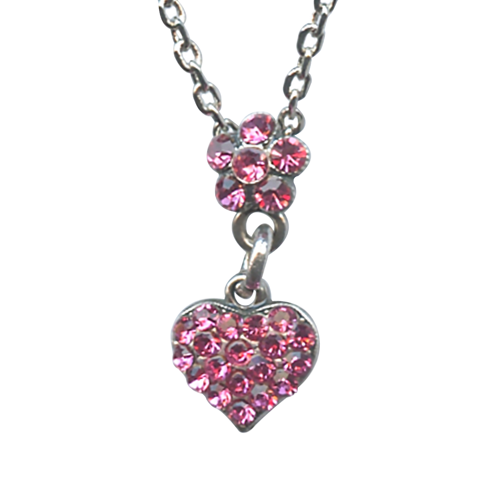 N-5322-9-209-SP(1) Mariana Necklace Pendant Stunning Rose Austrian Crystals My Treasures Coll. - Image 1