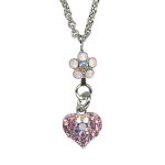 Mariana Necklace Pendant Sophisticated Lt Rose, AB, & Rose Opal Austrian Crystals Diana Icons Coll. - Image 2