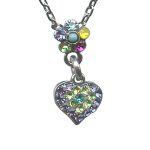 Necklace Pendant By Mariana Woman Elegant Multi-Color Swarovski Crystals - Image 2