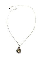 Necklace Pendant By Mariana Woman Adorable Sun Kissed Sunshine Swarovski Crystals - Image 3