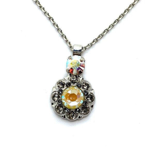 Necklace Pendant By Mariana Woman Adorable Sun Kissed Sunshine Swarovski Crystals