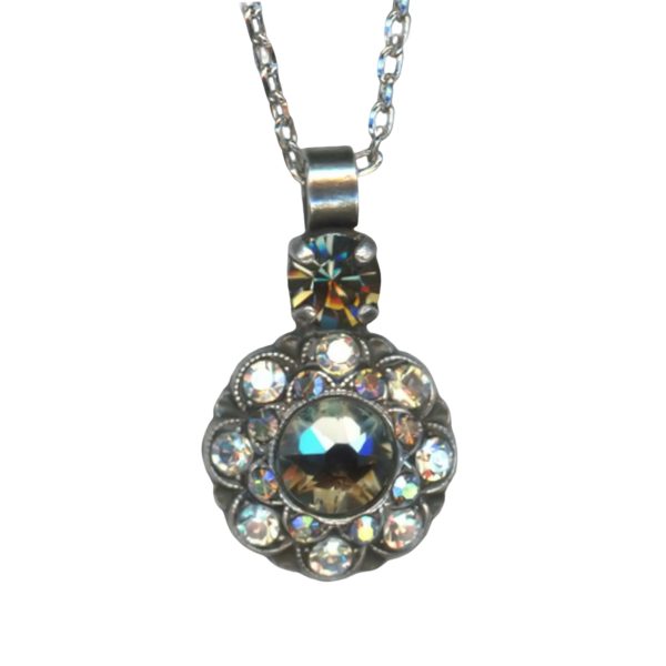 Mariana Necklace Pendant Elegance Clear & Black Diamond Austrian Crystals 2019 Special Edition