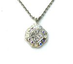 Mariana Necklace Pendant Glitzy AB, Clear, & White Opal Austrian Crystals On A Clear Day Sweet Summer Coll.
