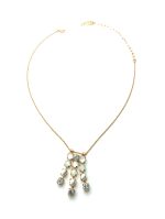 Mariana Necklace Pendant Timeless Cream Pearl, White Opal, & Clear Austrian Crystals Cake Batter A La Mode Coll. - Image 3