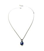 Mariana Necklace Pendant Dainty Sun-Kissed Plum Austrian Crystals My Treasures Coll. - Image 2