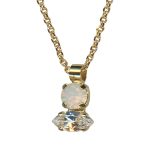 Mariana Necklace Pendant Timeless Clear & White Opal Austrian Crystals My Treasures Coll.