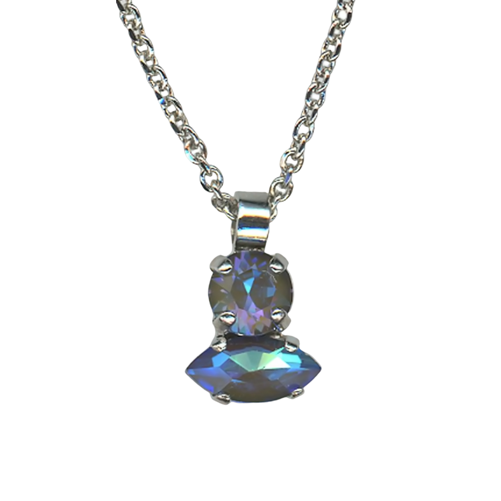 N-5633-137137-RO(1) Mariana Necklace Pendant Gorgeous Sun Kissed Plum Austrian Crystals My Treasures Coll. - Image 1