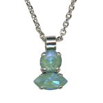 Mariana Necklace Pendant Fab Sun Kissed Peridot Austrian Crystals My Treasures Coll. - Image 3