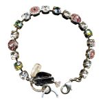 Mariana Bracelet Shimmering Clear, Vitrail Med, & Rose Peach Austrian Crystals My Treasures Coll. - Image 2