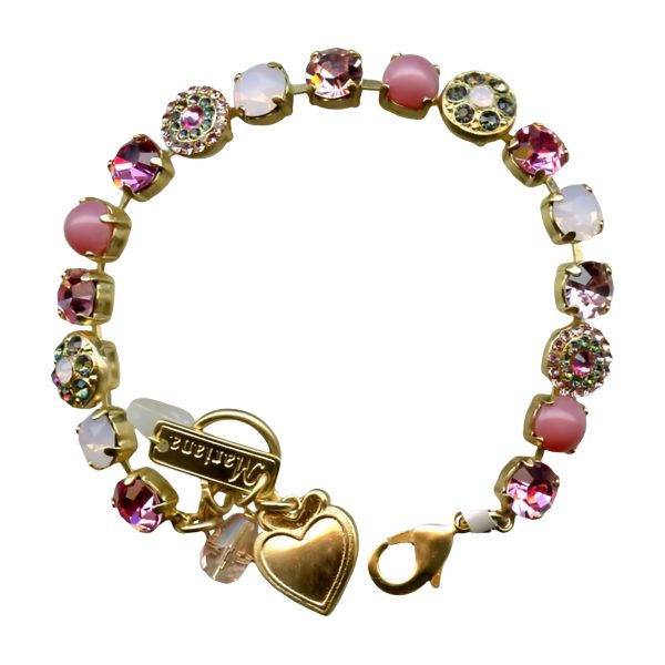 Mariana Bracelet Precious Pinks & Vitrail Medium Austrian Crystals My Treasures Coll.