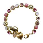 Mariana Bracelet Precious Pinks & Vitrail Medium Austrian Crystals My Treasures Coll. - Image 3