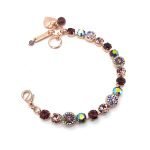 Bracelet By Mariana My Treasures Coll. Luxurious Amethyst, Purple Velvet & Lilac Swarovski Crystals - Image 2