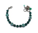Bracelet By Mariana My Treasures Coll. Luscious Emerald Austrian Crystals