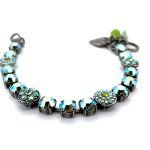 Bracelet By Mariana My Treasures Coll. Sophisticated Peridot AB Austrian Crystals