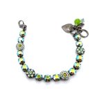 Bracelet By Mariana My Treasures Coll. Sophisticated Peridot AB Austrian Crystals - Image 2