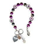 Mariana Bracelet Exquisite Rose, White Opal, & Vitrail Med Austrian Crystals My Treasures Coll. - Image 2