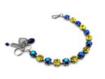 Bracelet By Mariana Woman Exquisite Tanzanite and Citrine Swarovski Crystals - Image 3