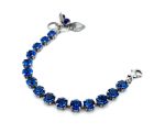 Bracelet By Mariana Woman Glamorous Capri Blue Swarovski Crystals - Image 2
