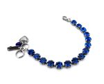 Bracelet By Mariana Woman Glamorous Capri Blue Swarovski Crystals - Image 3