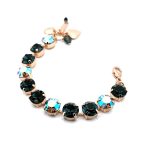Bracelet By Mariana Woman Elegant Montana Blue and Vitrail Swarovski Crystals - Image 2