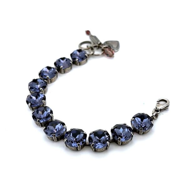 Bracelet By Mariana Woman Sophisticated Tanzanite Swarovski Crystals