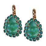 Mariana Earrings Beautiful Laguna Delite & Blue Zircon Austrian Crystals My Treasures Coll. - Image 2