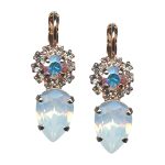Mariana Earrings Shimmering AB, White Opal, & Clear Austrian Crystals On A Clear Day Sweet Summer Coll.