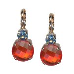 Mariana Earrings Sassy Hyacinth & Aquamarine Austrian Crystals My Treasures Coll. - Image 3