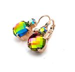 Earrings By Mariana Shimmering Vitrail Medium Swarovski Crystals