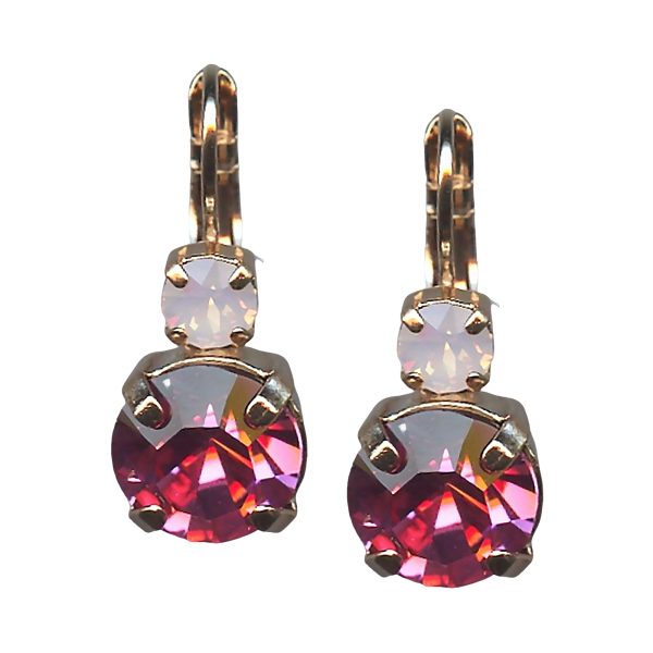Mariana Earrings Lovely Rose & Rose Opal Austrian Crystals My Treasures Coll.