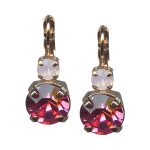 Mariana Earrings Lovely Rose & Rose Opal Austrian Crystals My Treasures Coll. - Image 2