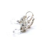 Mariana Earrings Glitzy Hexagon Clear & AB Austrian Crystals On A Clear Day Sweet Summer Coll. - Image 2